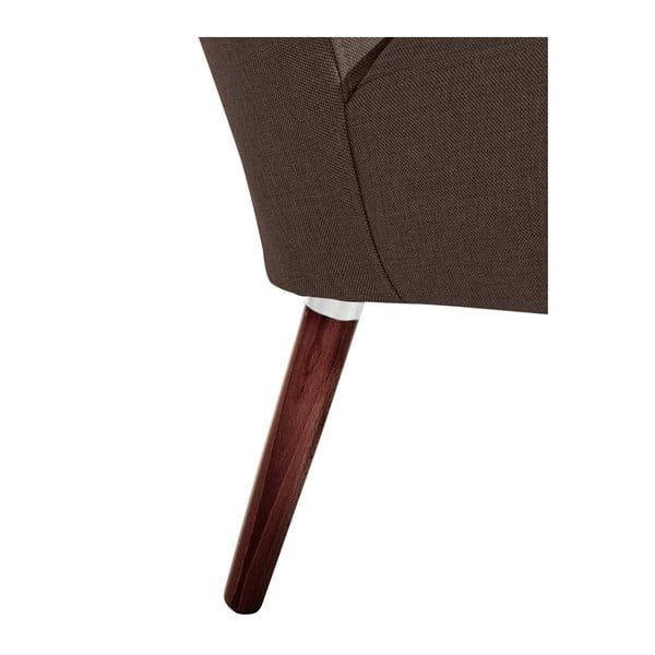 Tamsiai rudos spalvos "Max Winzer Neele" šokoladinis fotelis-image-3