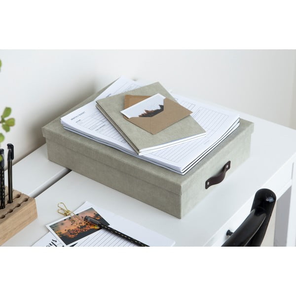 Smėlio spalvos daiktadėžė Bigso Box of Sweden Oskar-image-2