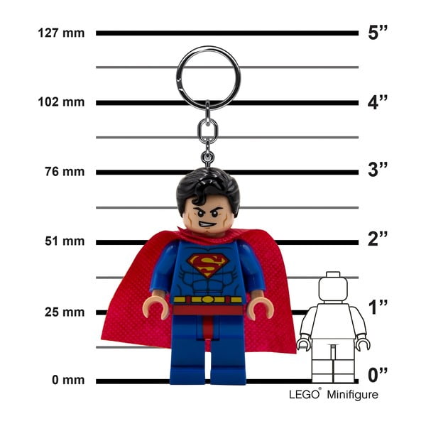 Raktų pakabukas žibintuvėliu Superman – LEGO®-image-2