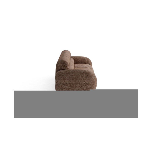 Rudos spalvos sofa iš šenilinio audinio 305 cm Neo – Micadoni -image-4