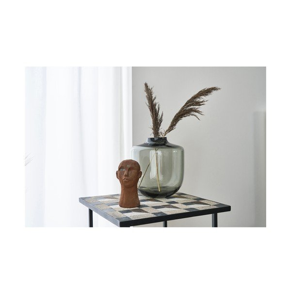 Iš stiklo  vaza pilkos spalvos (aukštis 21 cm) Daun – Villa Collection-image-2