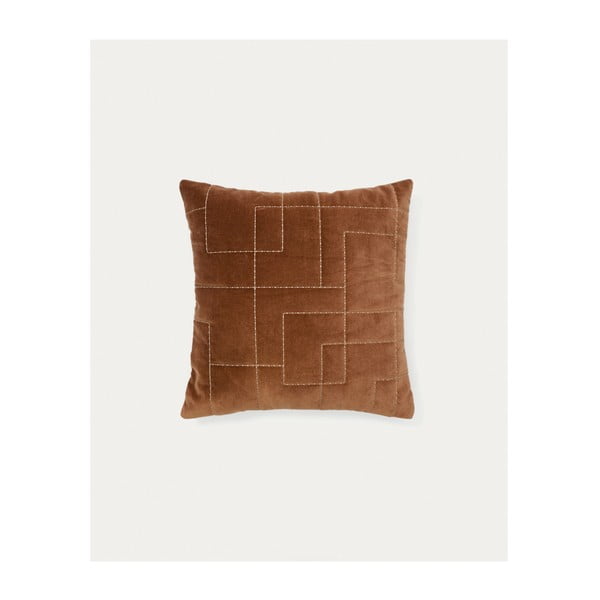 Iš velveto dekoratyvinis pagalvės užvalkalas 45x45 cm Prila – Kave Home-image-3