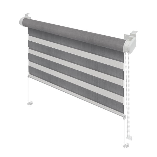 Pilkos spalvos diena ir naktis roletai 80x150 cm Zebra – Gardinia-image-1