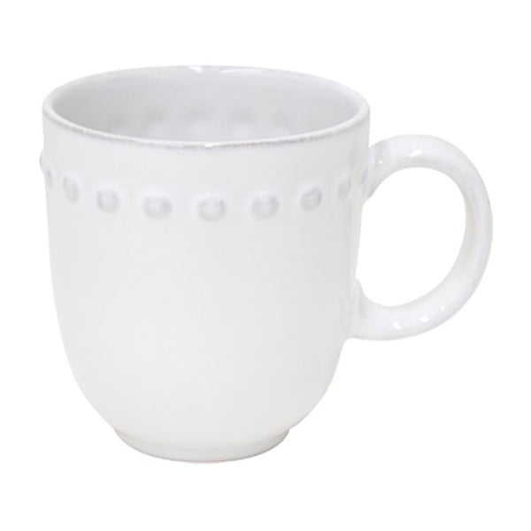 Baltas akmens masės puodelis Costa Nova Pearl, 370 ml