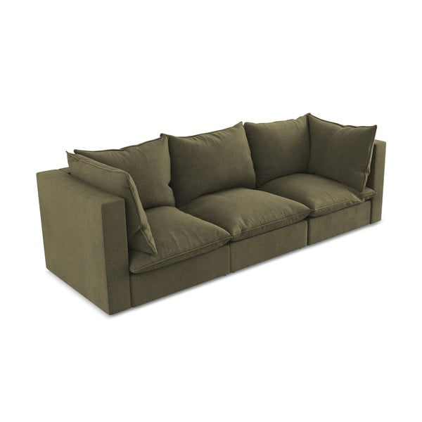 Khaki spalvos sofa 255 cm Manao – Makamii-image-4