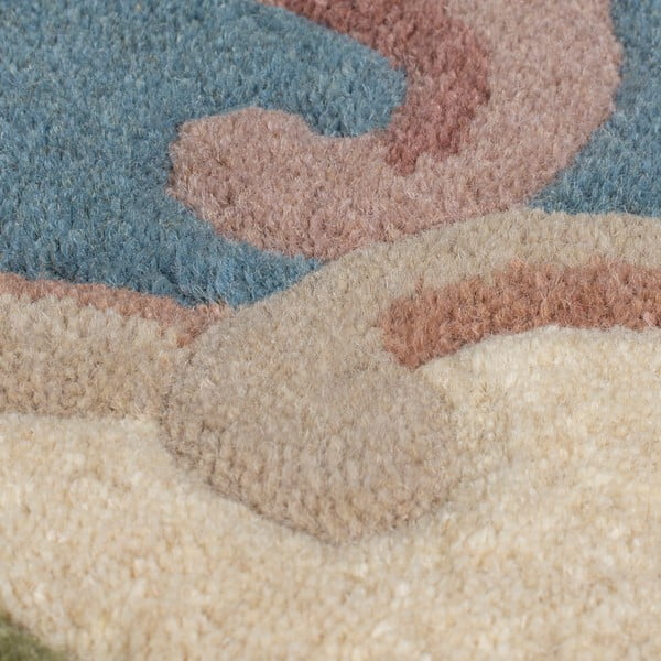 Mėlynas vilnonis kilimas Flair Rugs Aubusson, 120 x 180 cm-image-3