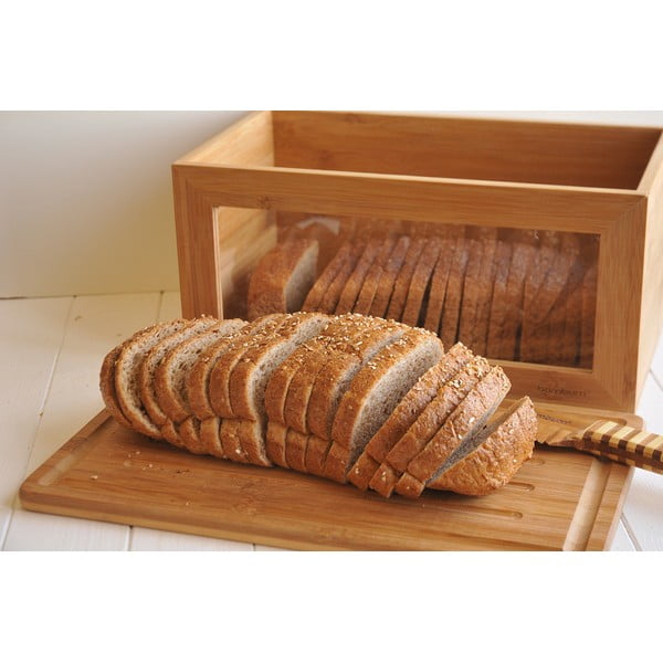 Bambuko duonos dėžutė Duona