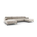 Kampinė sofa smėlio spalvos („U“ formos) Bali – Cosmopolitan Design
