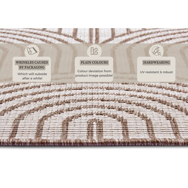 Lauko kilimas rudos spalvos 160x230 cm Pangli Linen – Hanse Home-image-4