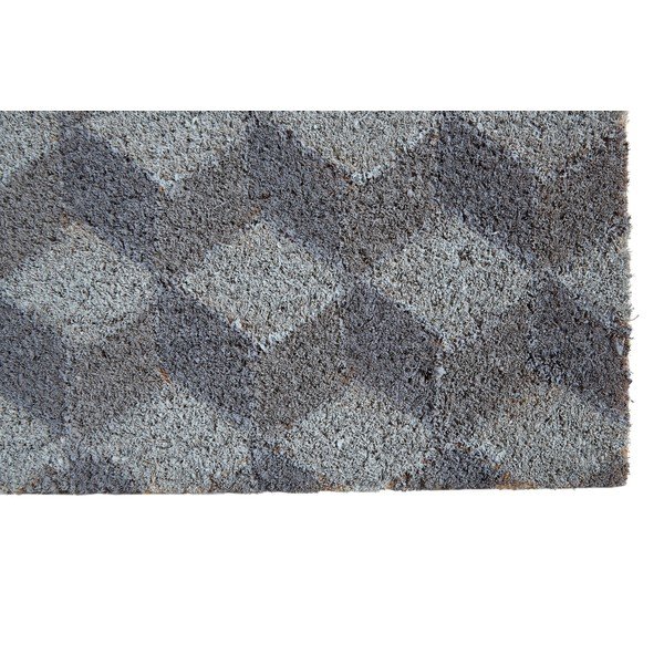 Kilimėlis iš kokoso pluošto 40x60 cm Grey Cube – Premier Housewares-image-2