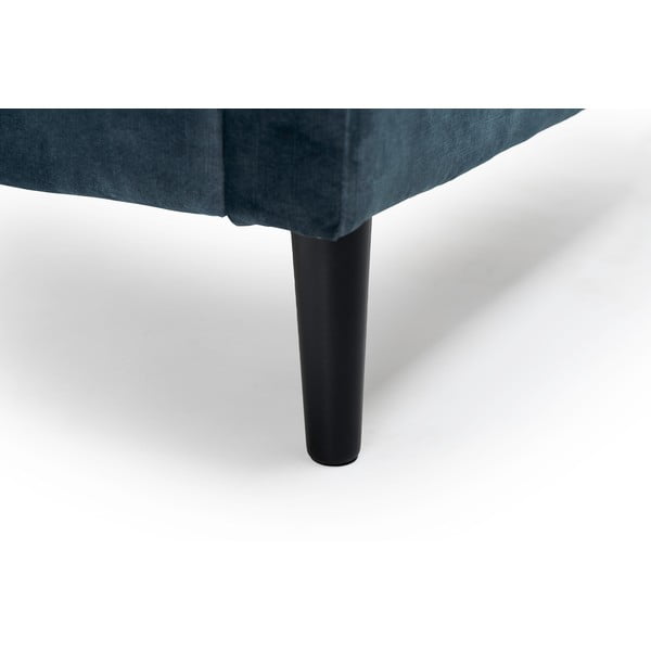 Tamsiai mėlynas pufas su aksominiu paviršiumi Scandic Adagio-image-3