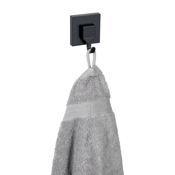 Klijuojami iš plastiko kabliai juodos spalvos 2 vnt. Quadro – Wenko-image-4