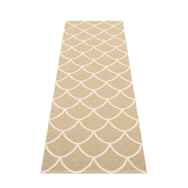 Smėlio spalvos lauko kilimas 70x225 cm Kotte Sand – Pappelina