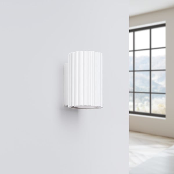 Baltos spalvos sieninė lempa Gleam – Sollux-image-3