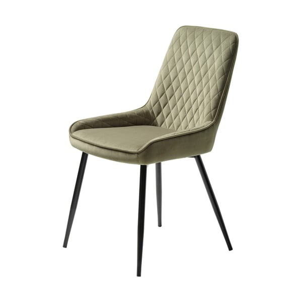 Žalia aksomo valgomojo kėdė Milton - Unique Furniture-image-2