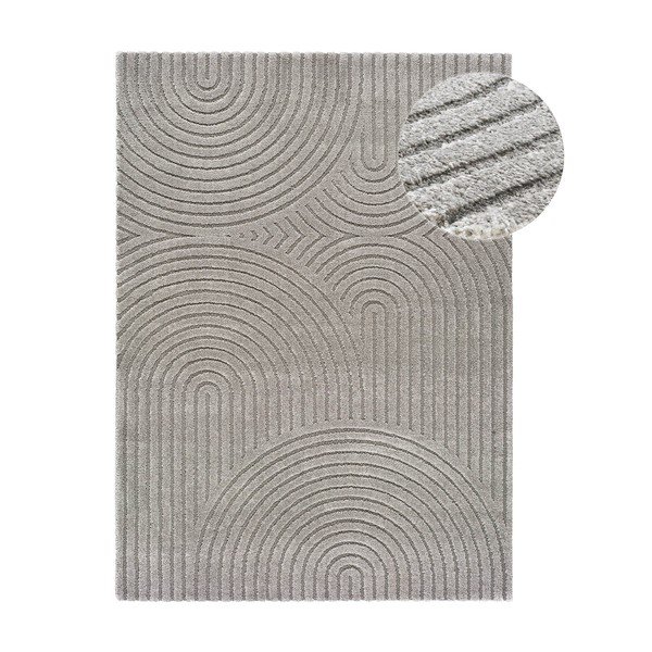Pilkas kilimas Universal Yen One, 200 x 290 cm