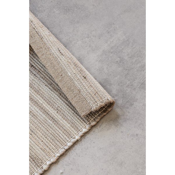 Apverčiamas/rankų darbo šviesios natūralios spalvos iš džiuto mišinio kilimas 80x200 cm Dhaka – Hanse Home-image-2