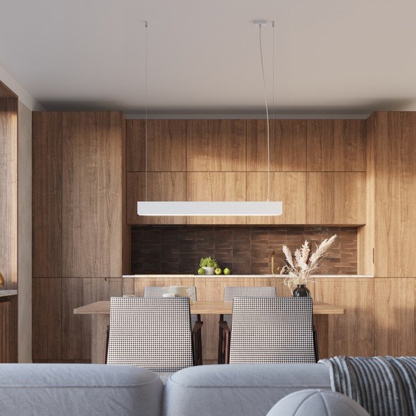 Baltos spalvos iš metalo kabantis šviestuvas LED Nebula – Sollux-image-3