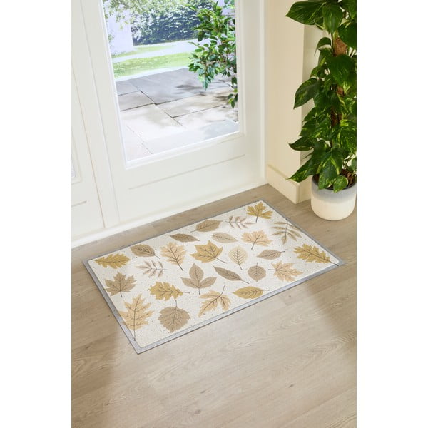 Grindų kilimėlis 40x70 cm Autumn Neutral Leaves – Artsy Doormats-image-2