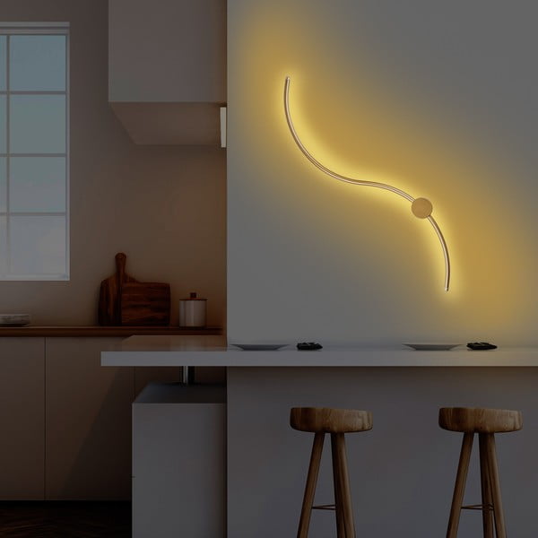 Sieninė lempa auksinės spalvos LED Uyan – Opviq lights-image-4