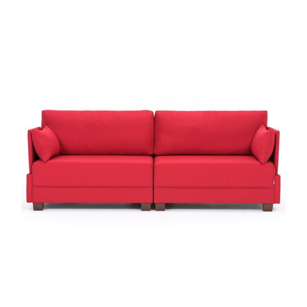 Raudona sofa Balcab