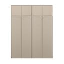 Iš pušies masyvo modulinė spinta kreminės spalvos 200x250 cm Daily – vtwonen