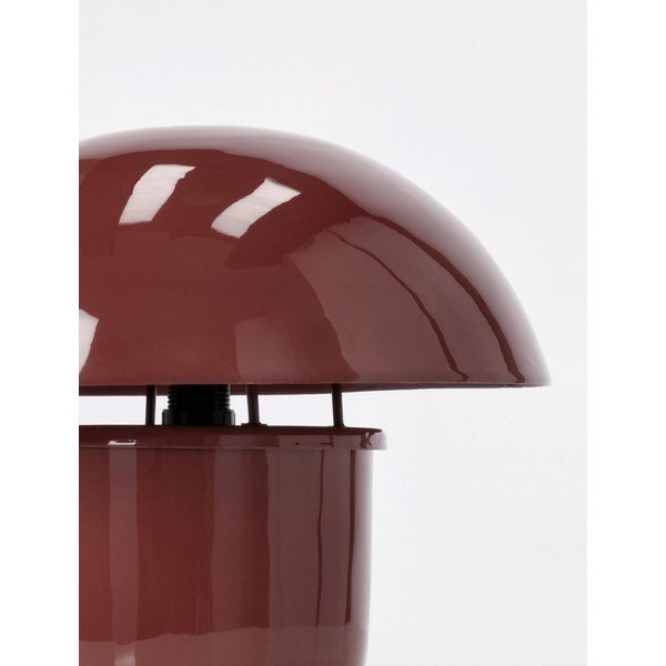 Bordo spalvos iš metalo stalinis šviestuvas (aukštis 27 cm) su metaliniu gaubtu Koppel – Bizzotto-image-3