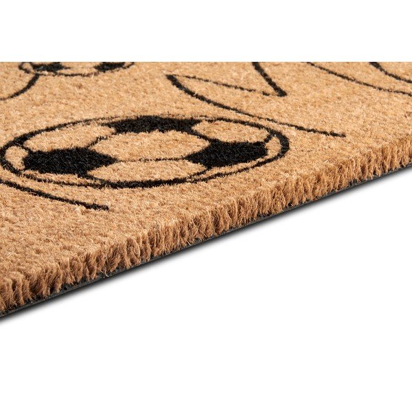Iš kokoso pluošto grindų kilimėlis 45x75 cm Soccer – Hanse Home-image-3