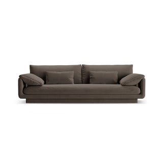 Iš velveto sofa rudos spalvos 250 cm Torino – Micadoni 