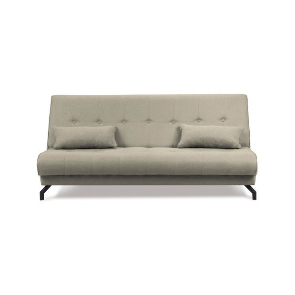 Pilkos ir smėlio spalvos sofa-lova "Kooko Home Musique-image-1