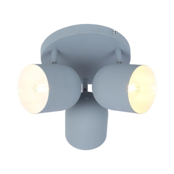 Lubinis šviestuvas šviesiai mėlynos spalvos 32x32 cm su metaliniu gaubtu Azuro – Candellux Lighting-image-1