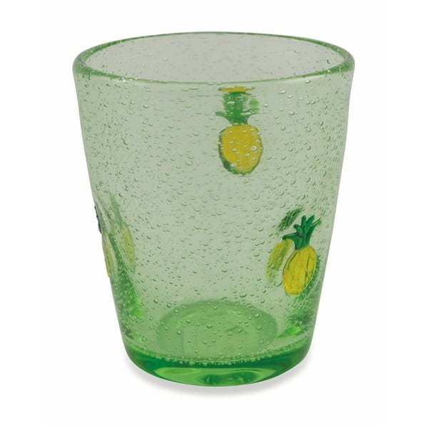 6 žalių stiklinių rinkinys "Villa d'Este Hawaii", 330 ml