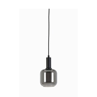 Pilkas lubinis šviestuvas su stikliniu gaubtu ø 21 cm Lekar - Light & Living