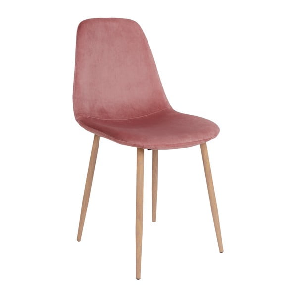 2 valgomojo kėdžių komplektas su rausvu aksomo apmušalu House Nordic Stockholm