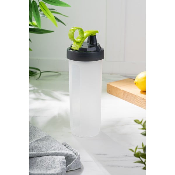 Baltymų kokteilio plaktuvas baltos spalvos 740 ml – Hermia-image-1