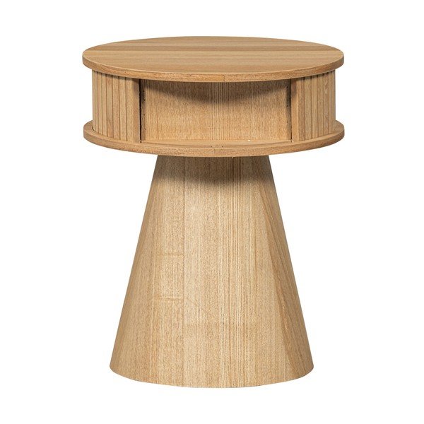Natūralios spalvos naktinis staliukas iš pušies Karri – WOOOD-image-4