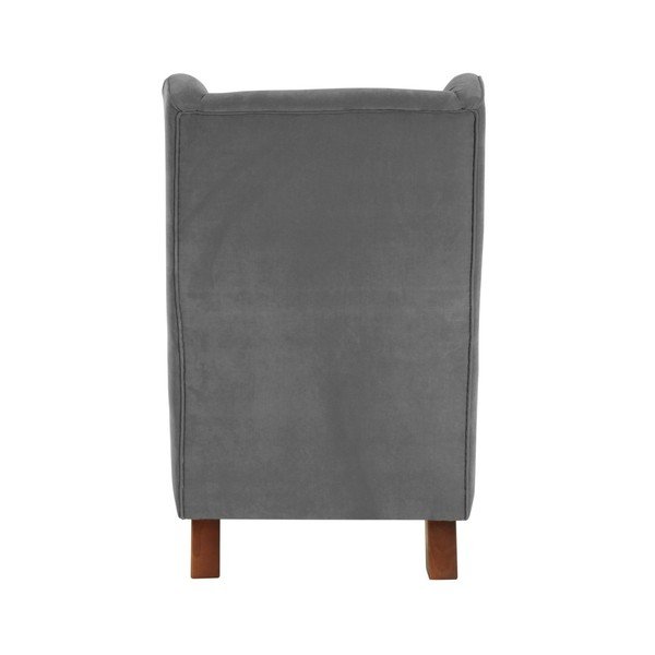 Antracito spalvos fotelis Max Winzer Bruno Velor-image-3