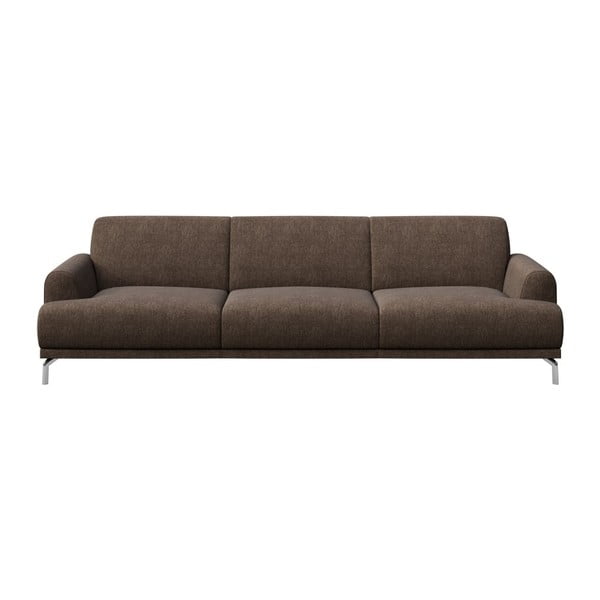 Rudos spalvos sofa MESONICA Puzo, 240 cm