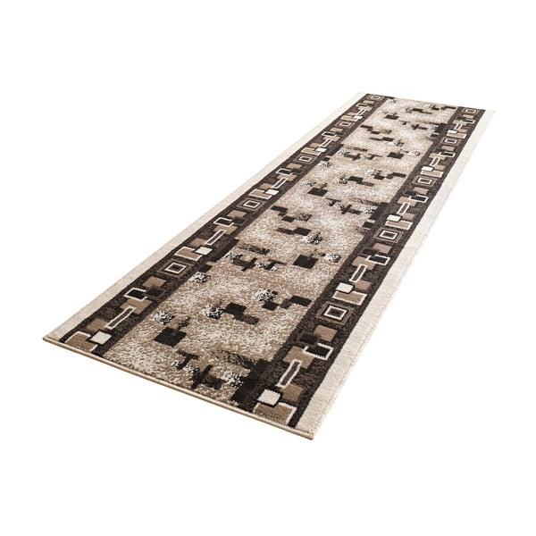Pailgos formos kilimas rudos spalvos 80x250 cm Cube – Hanse Home-image-2