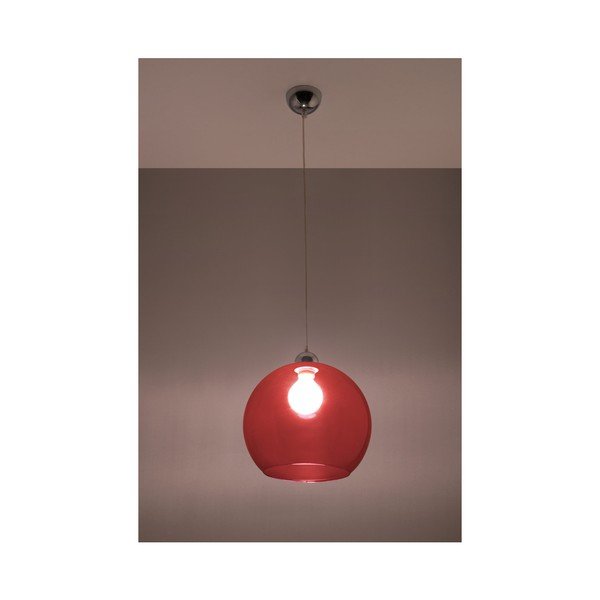Raudonas lubinis šviestuvas Sollux Bilbao-image-2