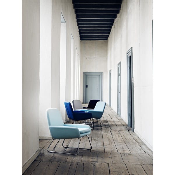 Pilkos spalvos fotelis Softline Coco-image-1