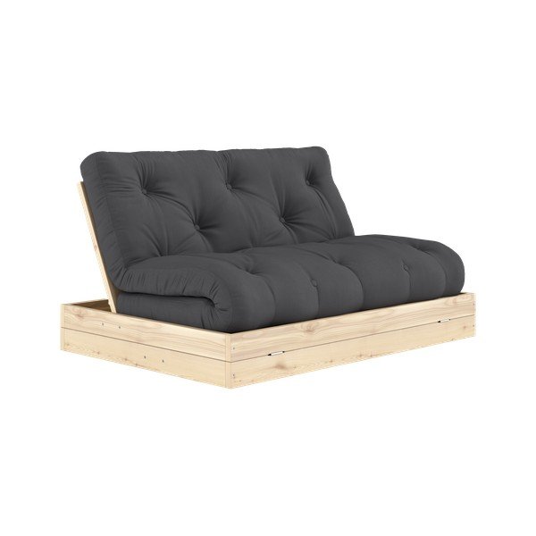 Tamsiai pilkos spalvos sulankstoma sofa 145 cm Flip – Karup Design-image-3