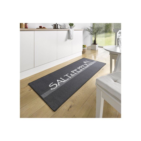 Pilkas virtuvės kilimėlis Hanse Home Salt and Pepper, 67 x 180 cm-image-4