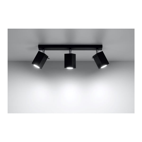 Juodas lubinis šviestuvas Sollux Toscana-image-1