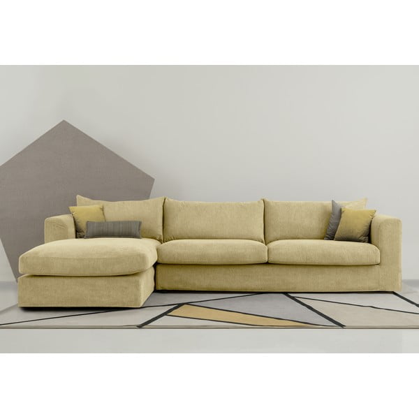 Kampinė sofa geltonos spalvos (su kairiuoju kampu) Asgard – Scandic-image-1