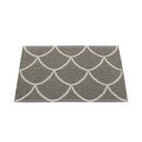 Pilkos spalvos lauko ir vidaus kilimas 70x50 cm Kotte Charcoal – Pappelina