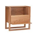 Natūralios spalvos vyno spintelė iš ąžuolo medienos 59x60 cm NewEst - Woodman