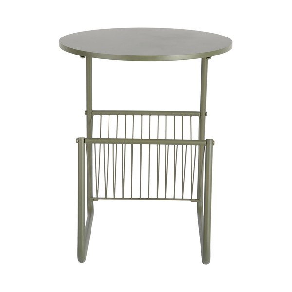 Iš metalo apvalios formos šoninis stalas ø 40 cm Riqueza Revista – Leitmotiv-image-4