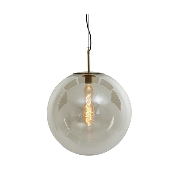 Kabantis šviestuvas bronzinės spalvos ø 48 cm su stiklo gaubtu Medina – Light & Living-image-2