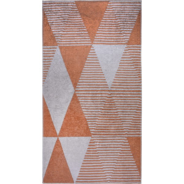 Skalbiamas kilimas oranžinės spalvos 160x230 cm – Vitaus